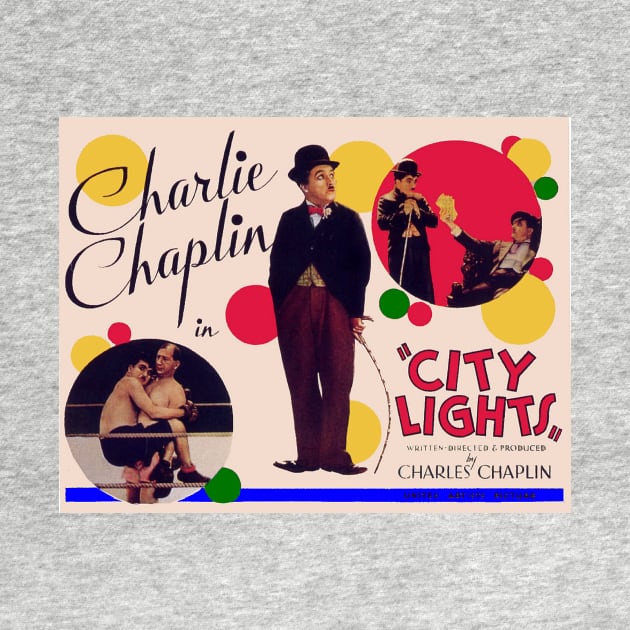 Classic Comedy Lobby Card - City Lights by Starbase79